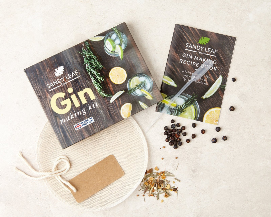 Christmas gifts for foodies: Sandy Leaf Farm making kits stacked and ready for wrapping
