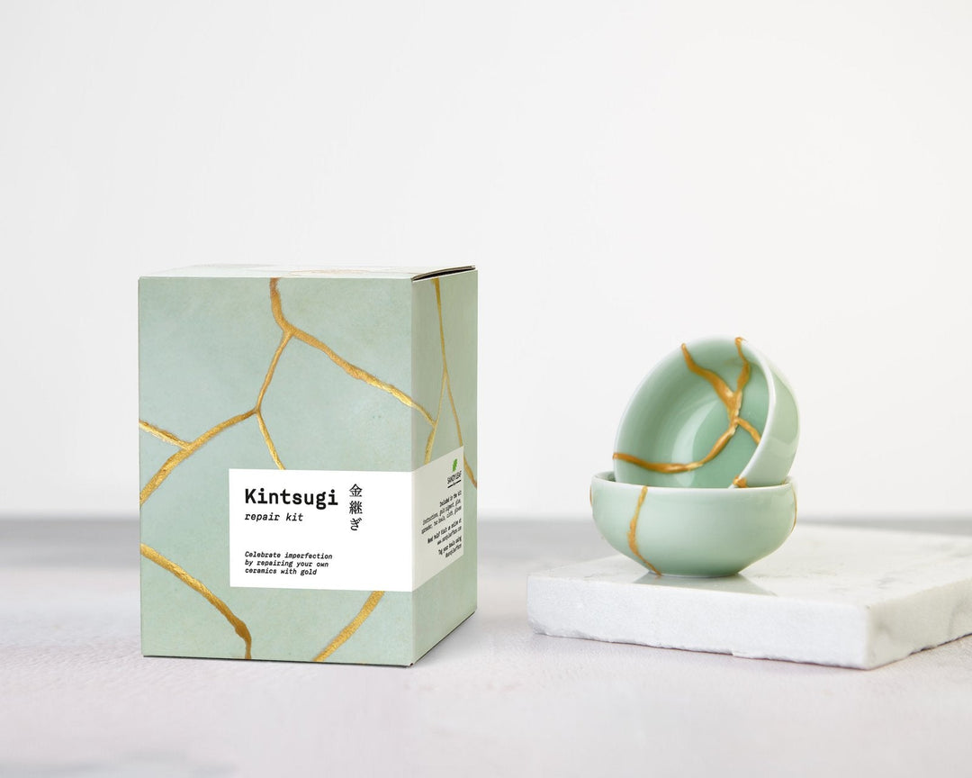 Is kintsugi food safe? A gold repaired kintsugi bowl kept for display, not for food