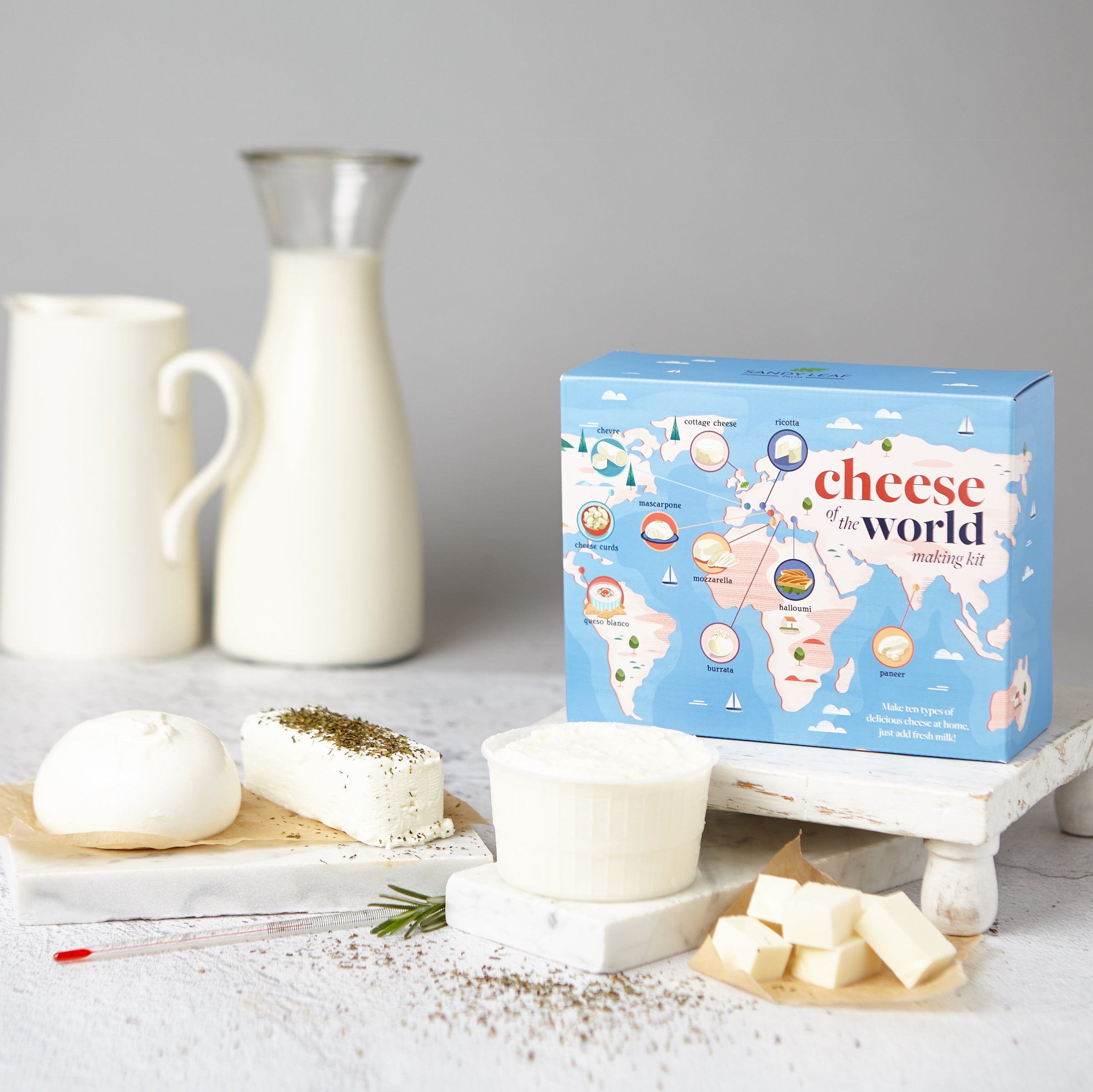 Cheese Making Kits from Sandy Leaf Farm
