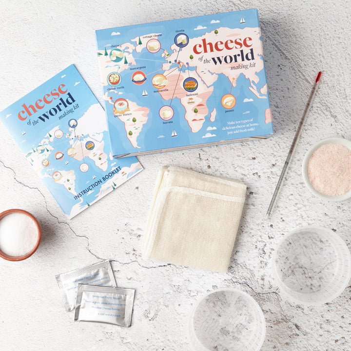 Cheese Making Kit - Make Your Own Cheeses of the World