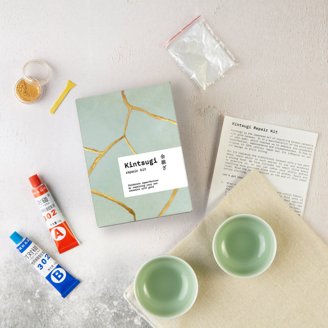 Kintsugi Kit - Repair Your Own Pottery with Gold
